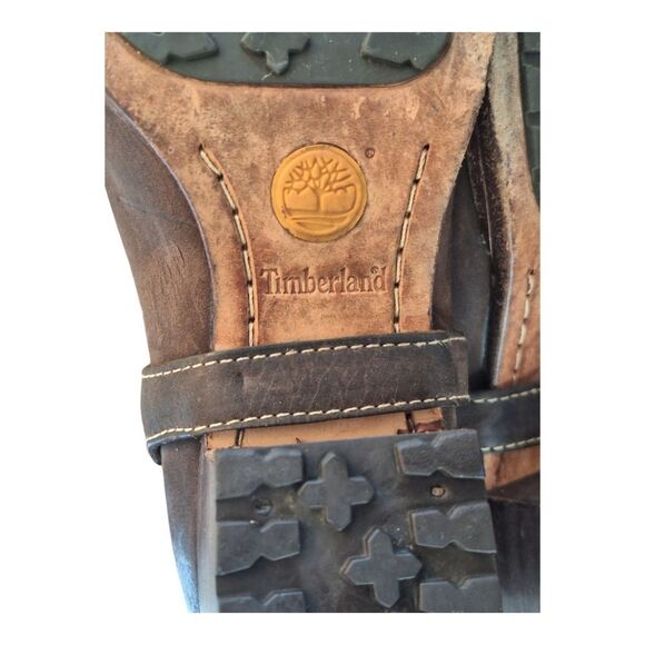 Timberland Leather Comforia Chelsea Harness Ankle Boots Womens 6 Brown - Picture 14 of 16